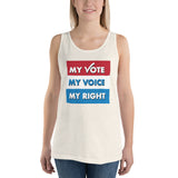 MY VOTE, MY VOICE, MY RIGHT Tank Top