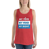 MY VOTE, MY VOICE, MY RIGHT Tank Top