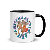ARTIFICIAL HIPPIE Mug With Color Inside
