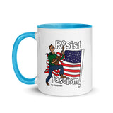 RESIST FASCISM Mug With Color Inside