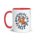 ARTIFICIAL HIPPIE Mug With Color Inside