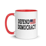 DEFEND DEMOCRACY Mug With Color Inside