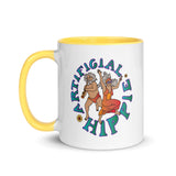 ARTIFICIAL HIPPIE Mug With Color Inside