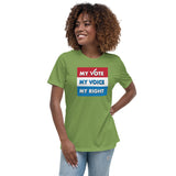 MY VOTE, MY VOICE, MY RIGHT Women's T-Shirt