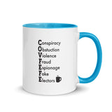 COVFEFE - Grounds for Indictment Mug with Color Inside