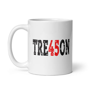T-R-E-4-5-O-N White Glossy Mug