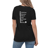 COVFEFE - Grounds for Conviction Women's Dark T-Shirt