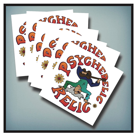 PSYCHEDELIC RELIC Vinyl Stickers 6-pack