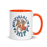 ARTIFICIAL HIPPIE Mug With Color Inside