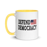 DEFEND DEMOCRACY Mug With Color Inside