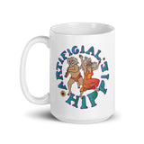 ARTIFICIAL HIPPIE White Glossy Mug